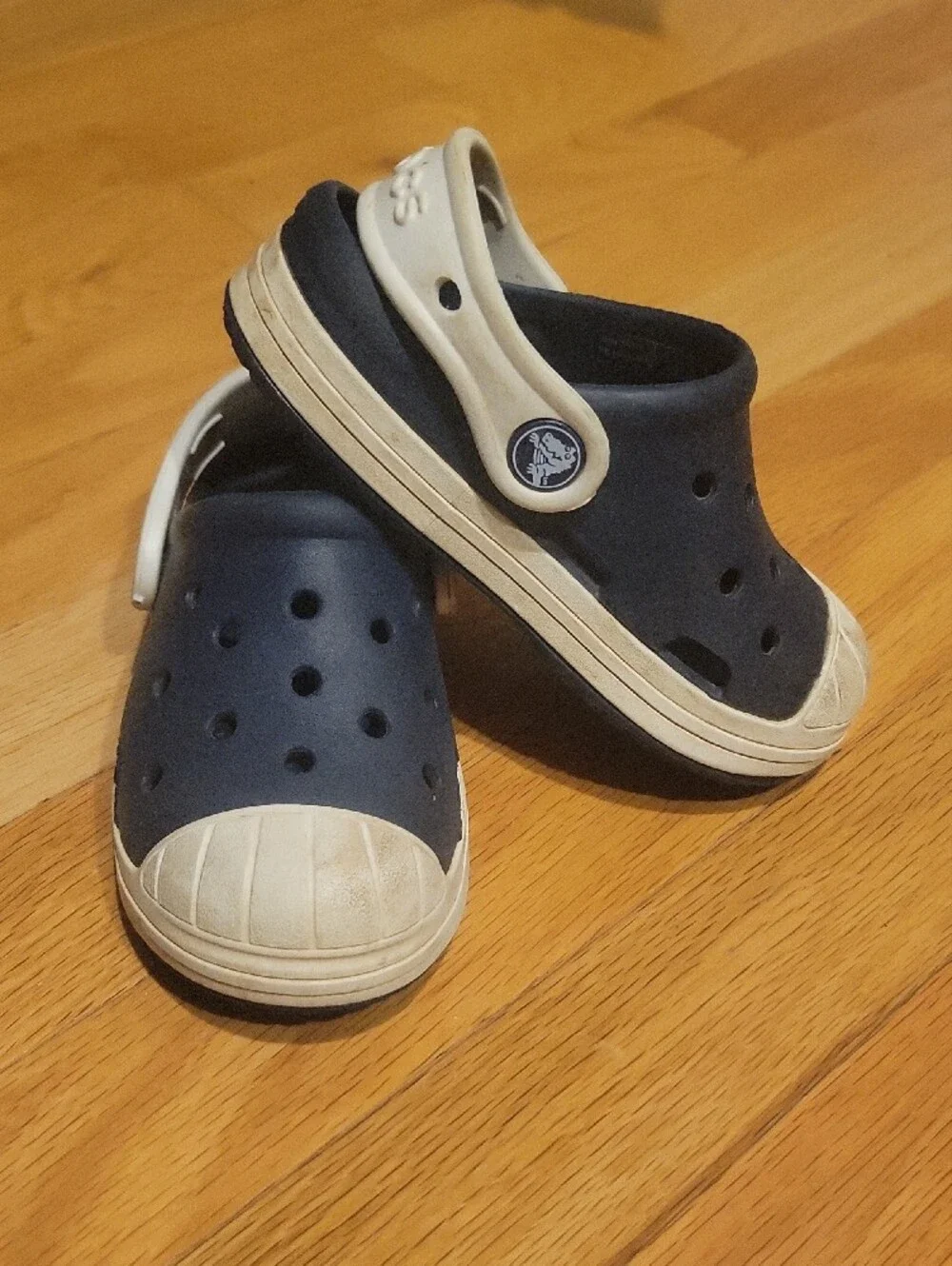 CROCS Kids Bump It Navy Clogs | 9
